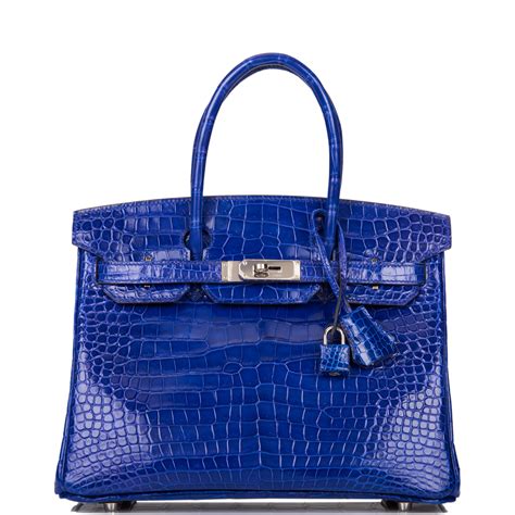 hermes birkin bleu electrique|hermes bleu noir.